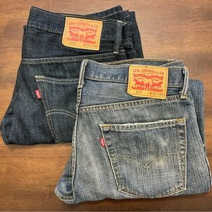 Bundle- Men’s Levi’s 559 Relaxed Fit Jeans Size 32x30